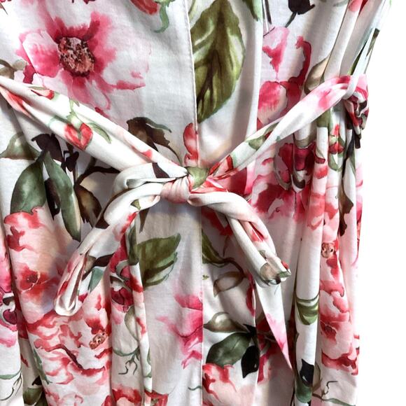 Show Me Your Mumu ROBE Womens One Size OS Brie Pink Floral Belted - Picture 7 of 13
